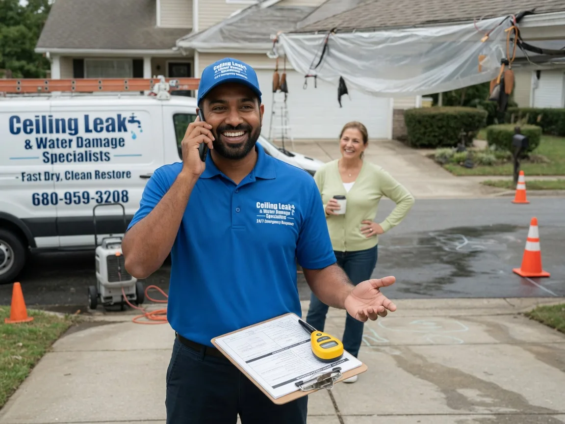 Ceiling Leak Cleanup Bethel, MN FAQs